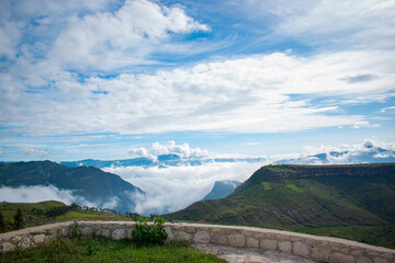 landscape with sky and clouds