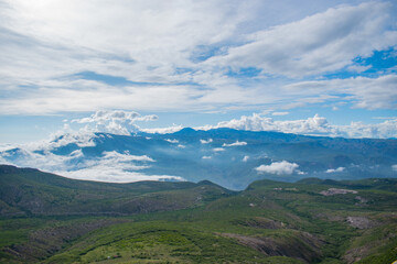 landscape with clouds