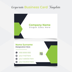 elegant and modern business card template design
