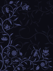 Vector floral background