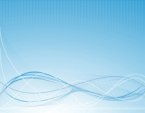 Illustration of Blue abstract background