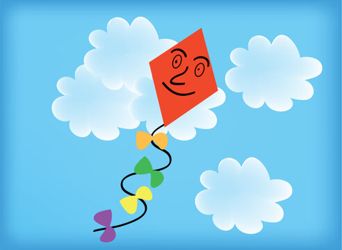 nice illustration of a kite