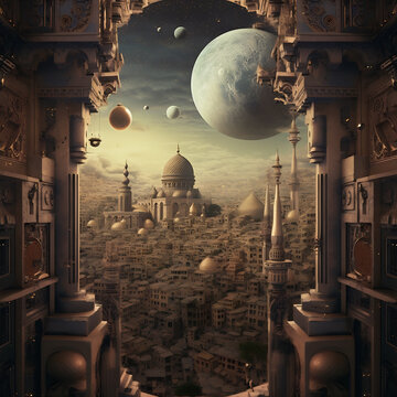 arab city in spase
