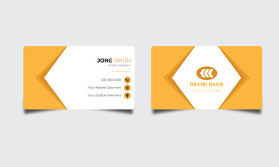 Business Card, Modern business card template, Flat design, Business Card Layout, Double sided business card template, Black business card, White business card design, professional business card