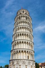 Fototapeta na wymiar The Leaning Tower of Pisa, Tuscany, Italy