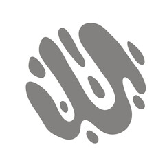 Grey dark abstract modern shape
