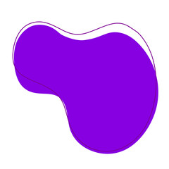 Purple abstract modern shape