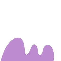 Purple abstract modern shape