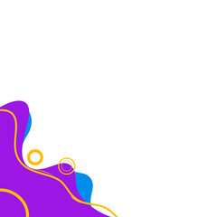 Purple abstract modern shape