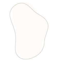 Obraz premium White abstract modern shape
