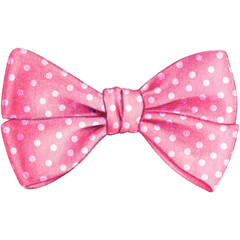 watercolor hand drawn cute silk bow