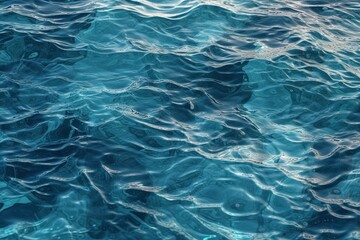 Obraz premium Water texture, background with water top view, moving ocean water texture, Generative AI