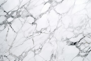 White marble with white veins, White marble texture background, Generative AI