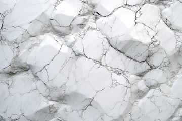 White marble with black veins, White marble texture background, Generative AI