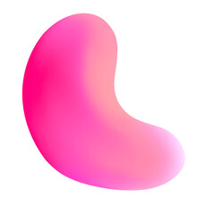 Pink abstract modern shape
