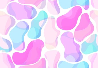 Abstract ocean stones seamless circle polka dots geometric pattern for fabrics and textiles and packaging