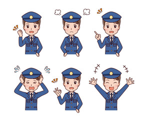 働く人々　職業のイラスト