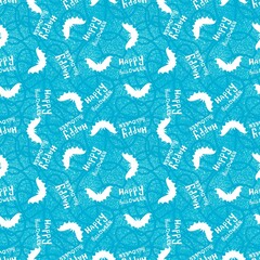 Halloween abstract seamless pattern for wrapping paper and fabrics and linens and kids clothes print