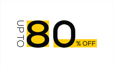 special offer up to 80 percent off, abstract sale offer vector, abstract 80% off template