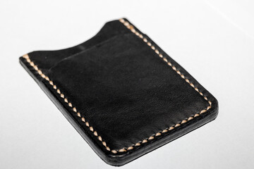Black Card sleeve leather credit card case purse wallet purse wallet