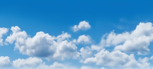 Fototapeta na wymiar blue sky with white clouds background
