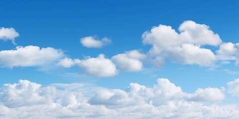 Obraz na płótnie Canvas blue sky with white clouds background