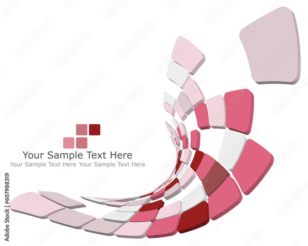 Poster abstract 3d checked business background for use in web design