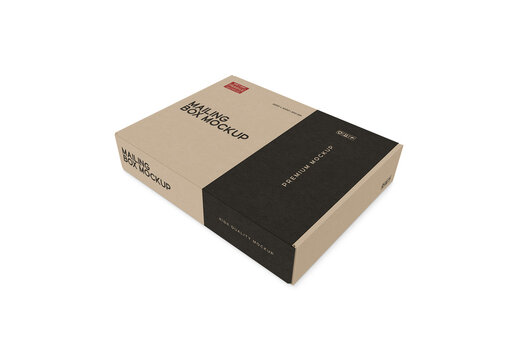 Kraft Box Mockup