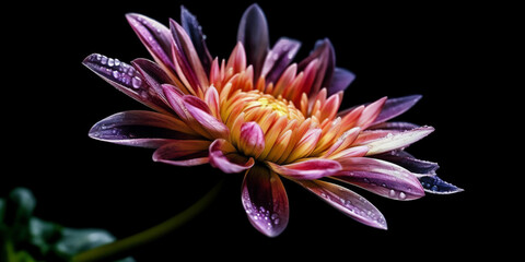 Beautiful Flower Background  on black colour. Perfect Wallpaper
