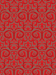 Seamless background from a floral ornament, Fashionable modern wallpaper or textile