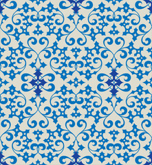Seamless background from a floral ornament, Fashionable modern wallpaper or textile