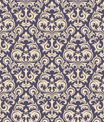 Seamless background from a floral ornament, Fashionable modern wallpaper or textile