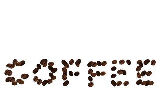 Realistic illustration of coffee beans. Vector