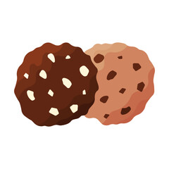 oatmeal chocolate nut cookies food eat elements