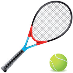 Tennis racket - vector illustration