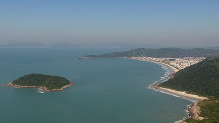 Fototapeta na wymiar Vista aérea de Governador Celso Ramos Santa Catarina Brasil