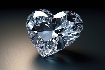 diamond on black background