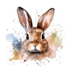 rabbit in the snow
