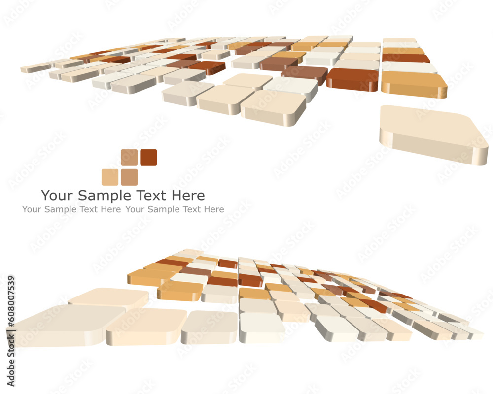 Poster abstract 3d checked business background for use in web design