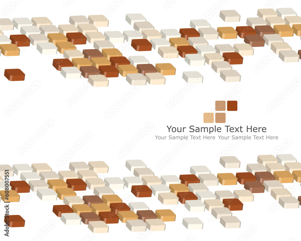 Poster abstract 3d checked business background for use in web design