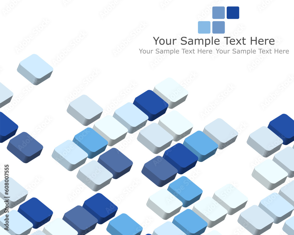 Poster abstract 3d checked business background for use in web design