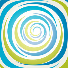 abstract background with abstract spiral, vector illustration