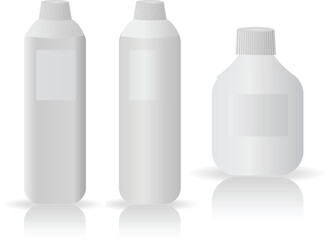 Template of bottles