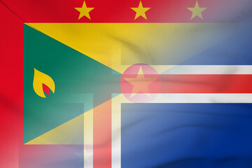 Grenada and Iceland government flag transborder relations ISL GRD