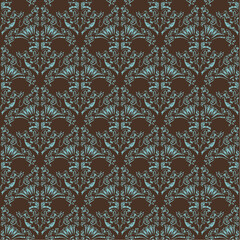 Seamless floral pattern. Nice to use as background.