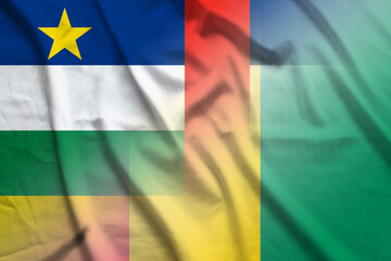 Central African Republic and Guinea political flag international contract GIN TCD