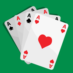 vector illustration of play cards