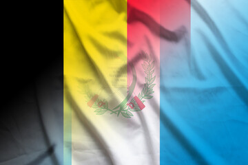 Belgium and Guatemala national flag transborder relations GTM BEL