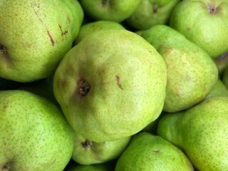 Healthy fruits. Fresh guava. Guava for making juice or salad.