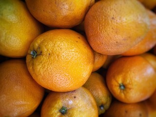 Healthy fruits. Fresh oranges. Oranges for making juice.